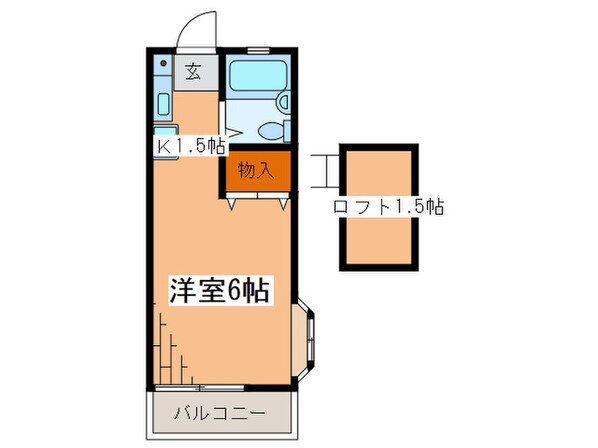 ハイツ平田の物件間取画像